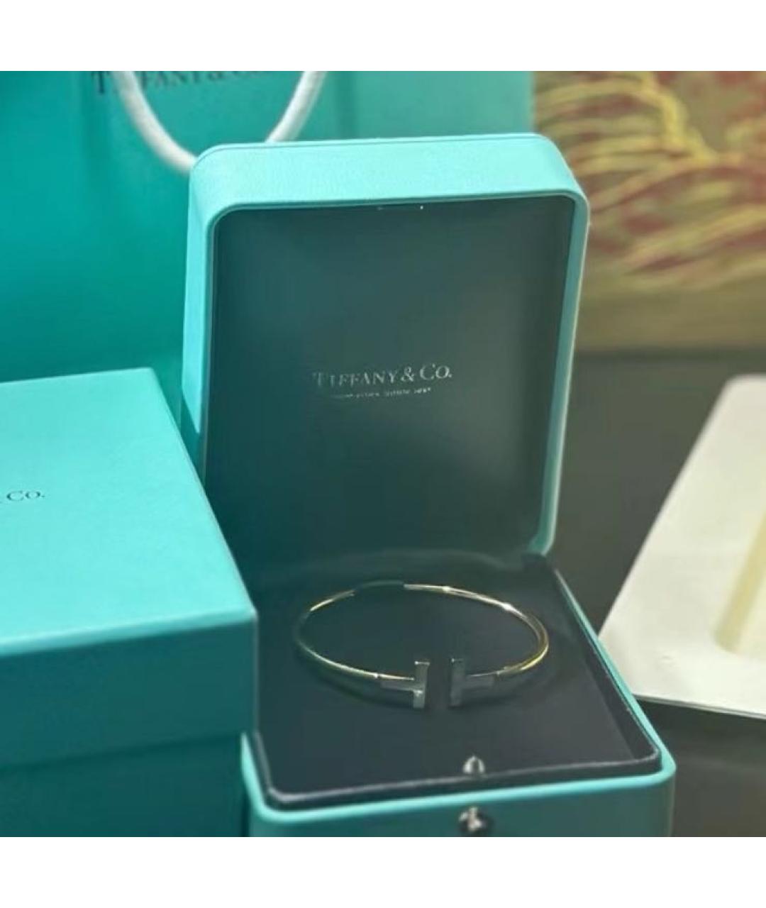 TIFFANY&CO Серебрянный браслет из белого золота, фото 7