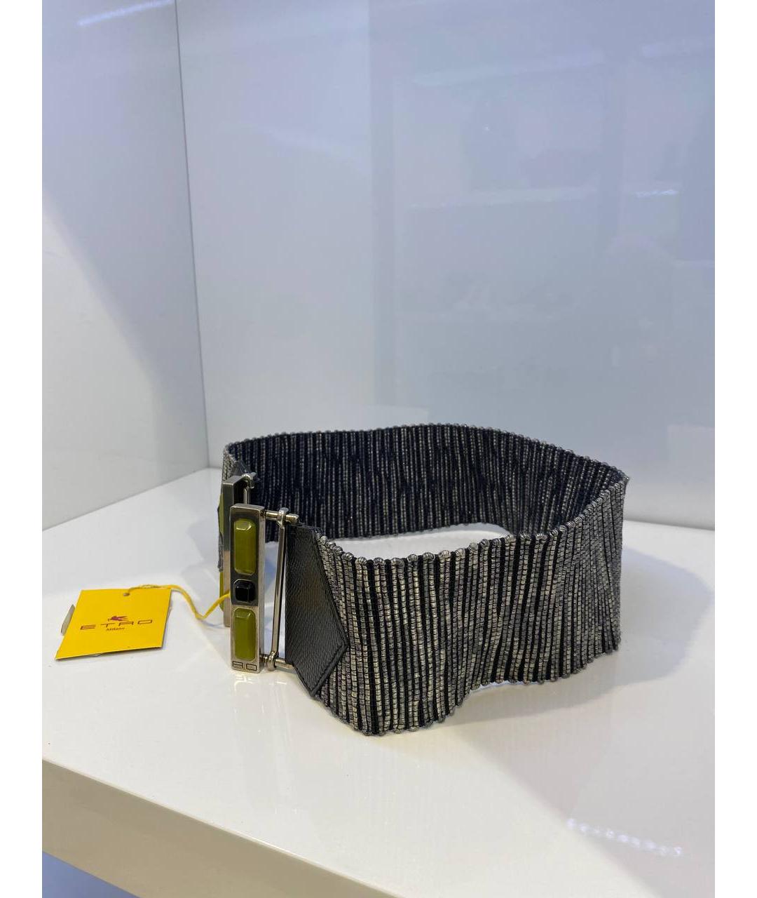 ETRO Серый ремень, фото 3