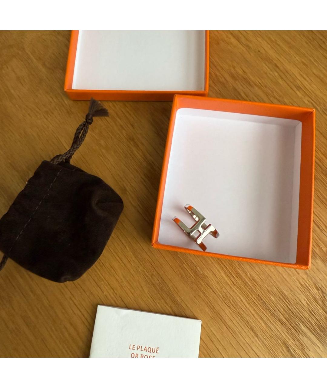 HERMES Оранжевый платок, фото 2