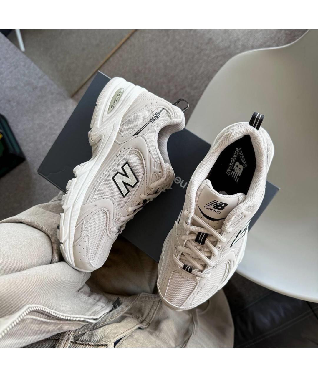 NEW BALANCE Бежевые кроссовки, фото 2
