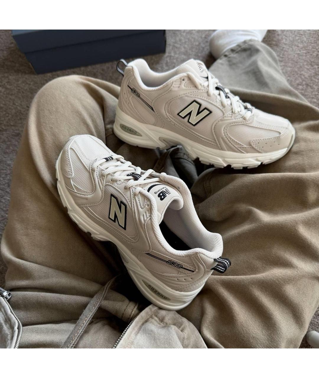 NEW BALANCE Бежевые кроссовки, фото 8