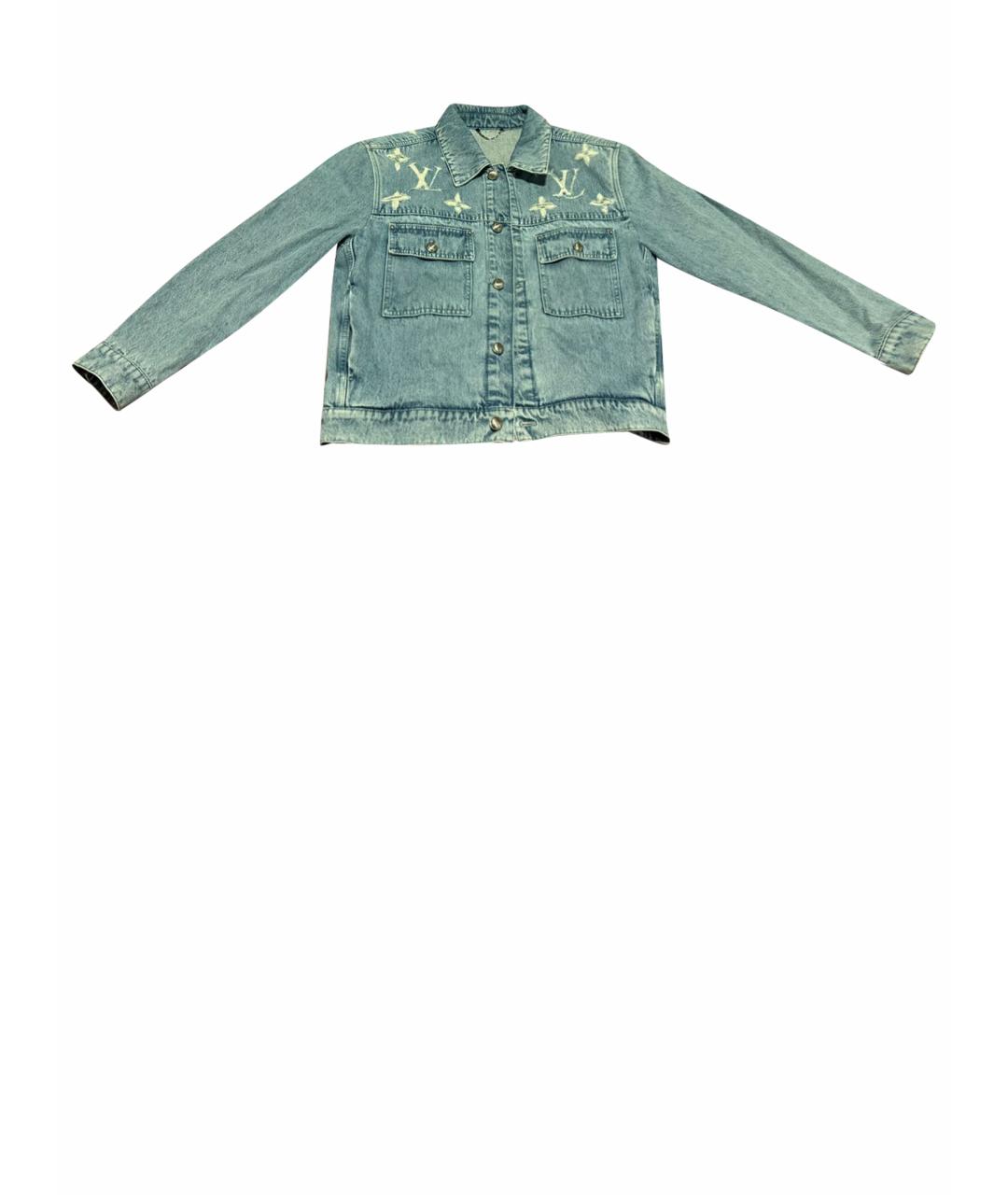 LOUIS VUITTON Голубая деним куртка, фото 5
