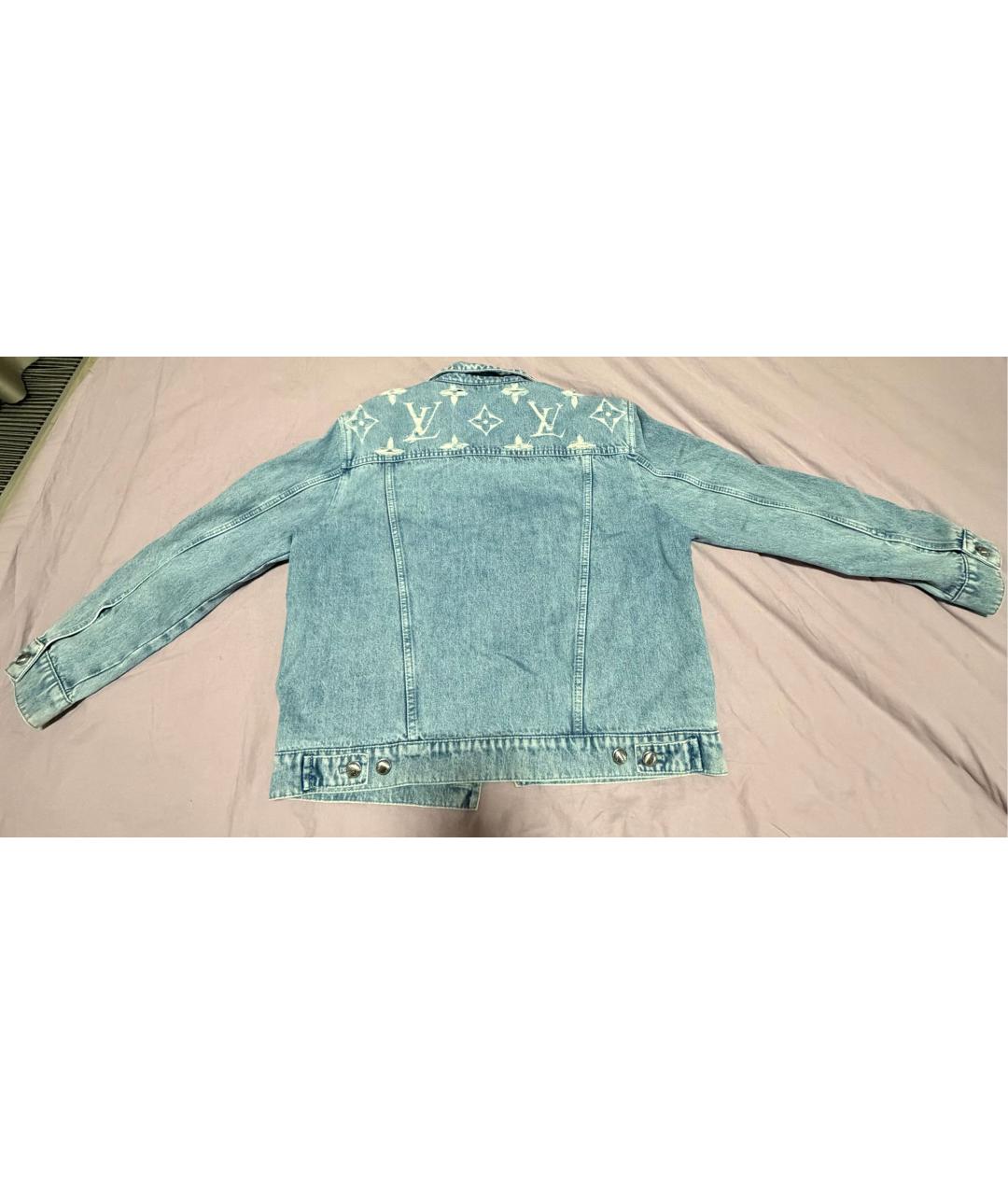 LOUIS VUITTON Голубая деним куртка, фото 3