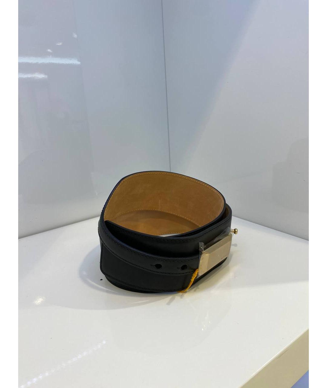 ETRO Черный кожаный ремень, фото 2