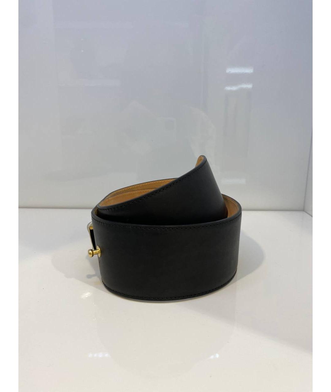 ETRO Черный кожаный ремень, фото 3