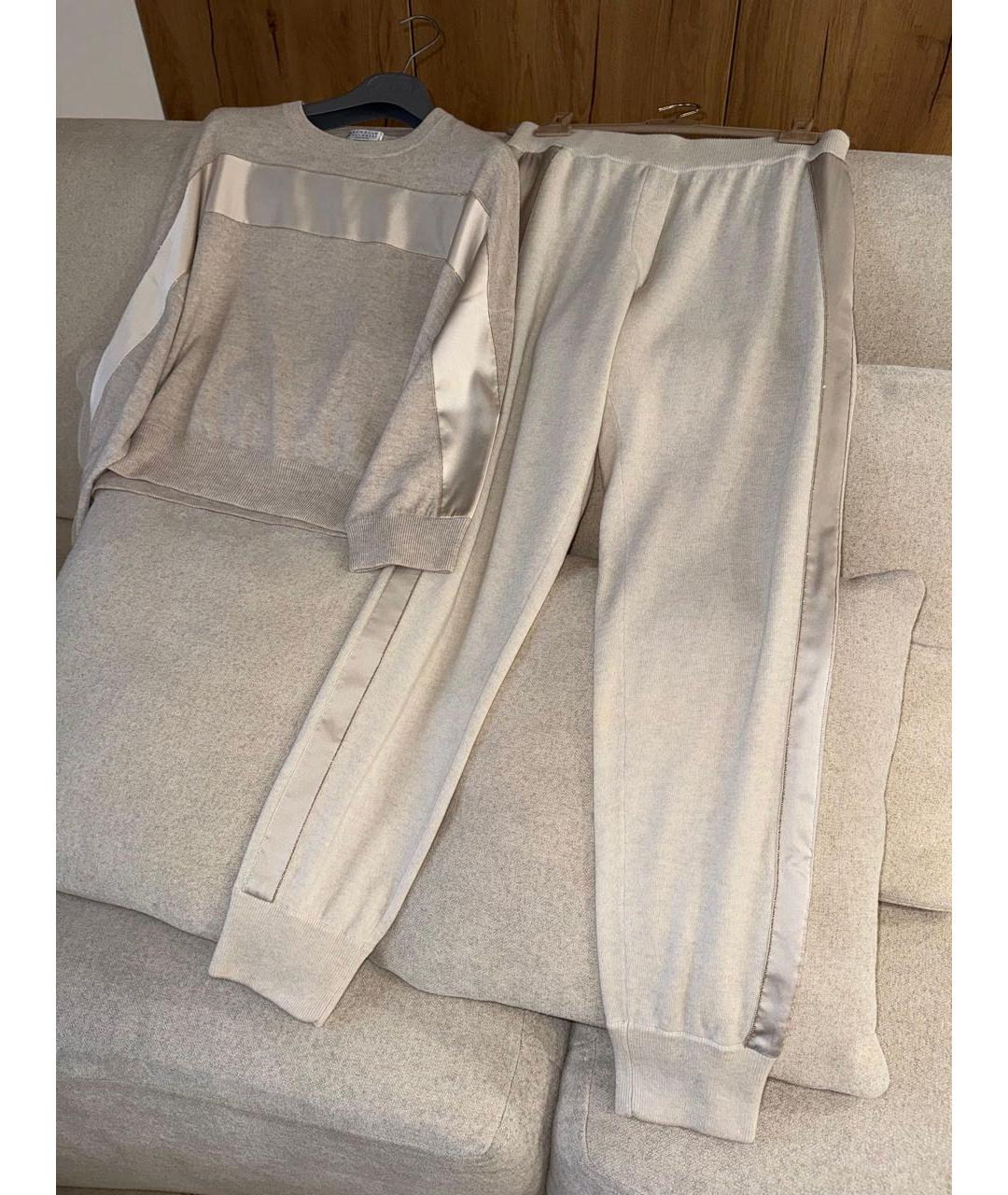 BRUNELLO CUCINELLI Серый кашемировый спортивные костюмы, фото 2