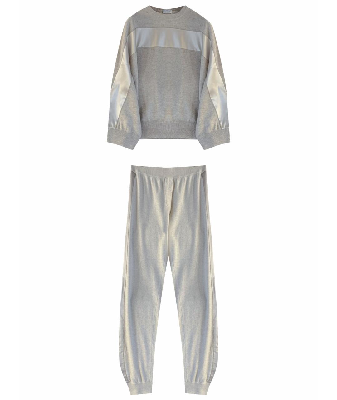 BRUNELLO CUCINELLI Серый кашемировый спортивные костюмы, фото 1