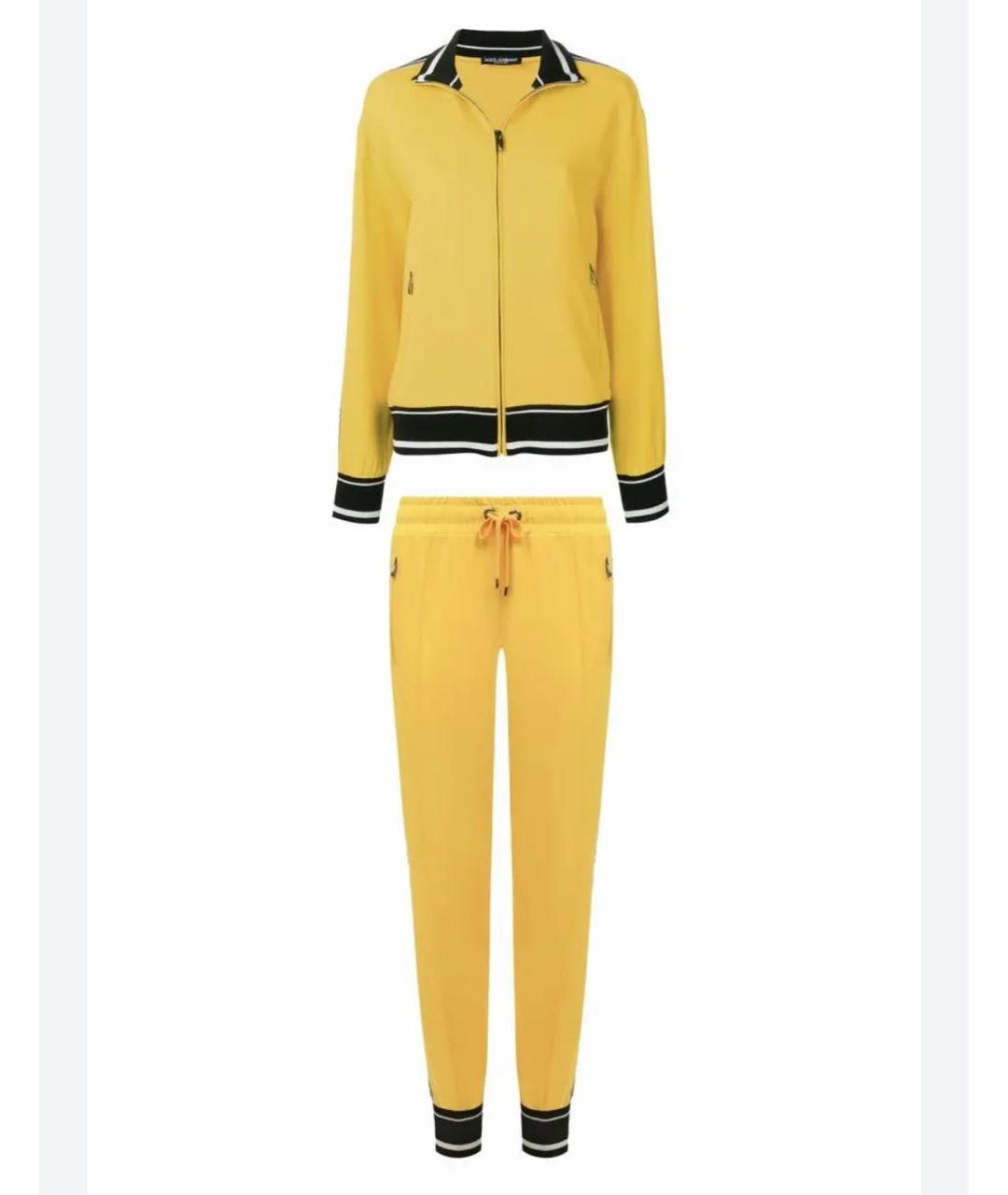 DOLCE&GABBANA Желтый спортивные костюмы, фото 3