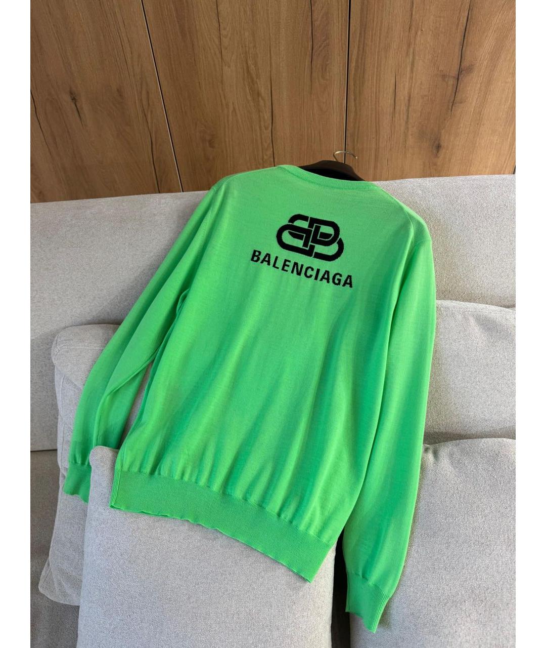 BALENCIAGA Салатовый джемпер / свитер, фото 2