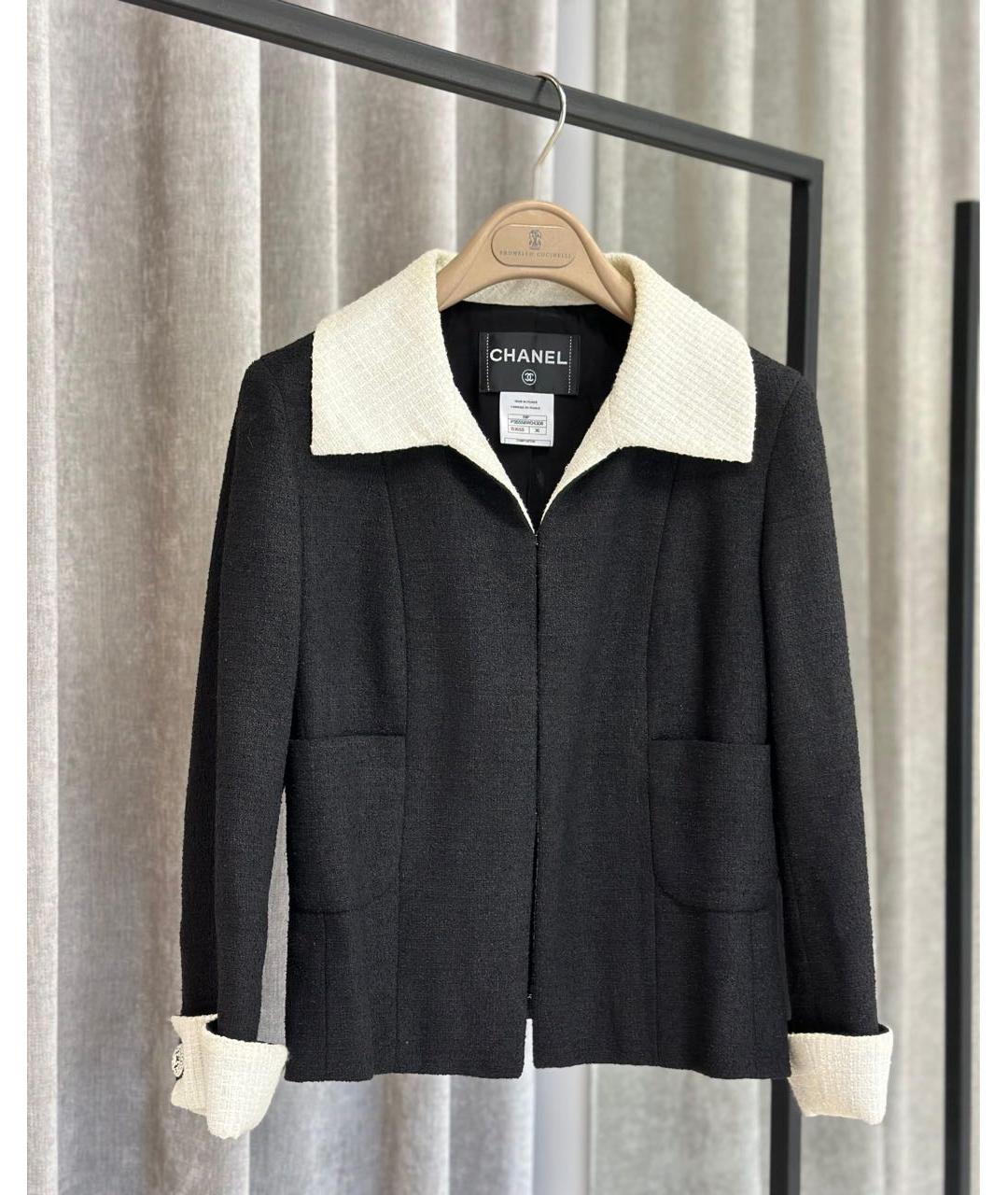 CHANEL Серый жакет/пиджак, фото 3