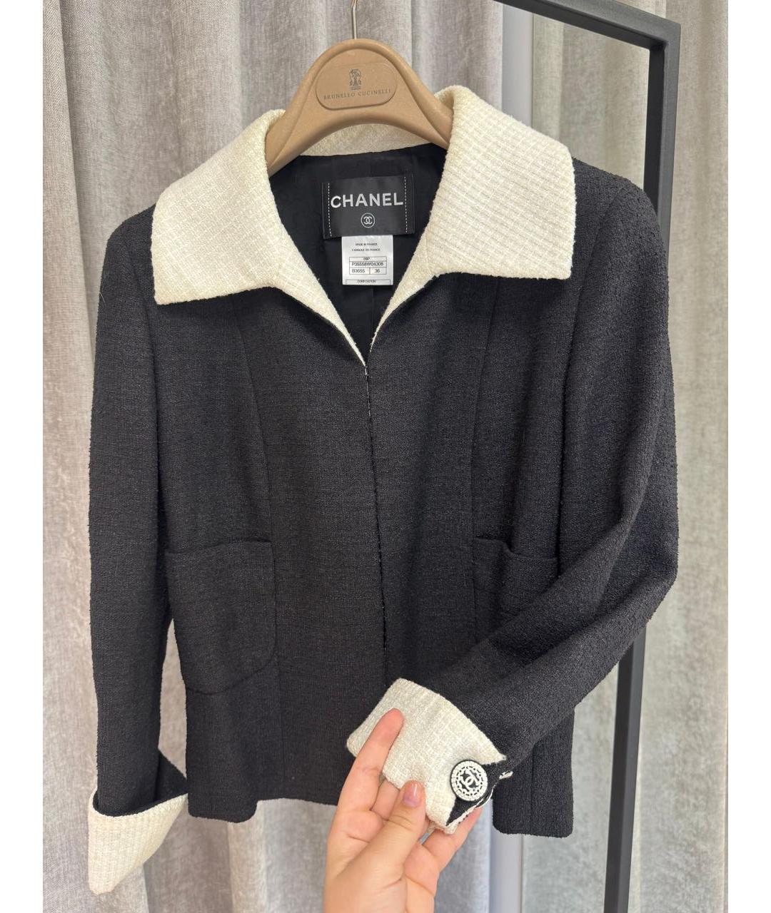CHANEL Серый жакет/пиджак, фото 2