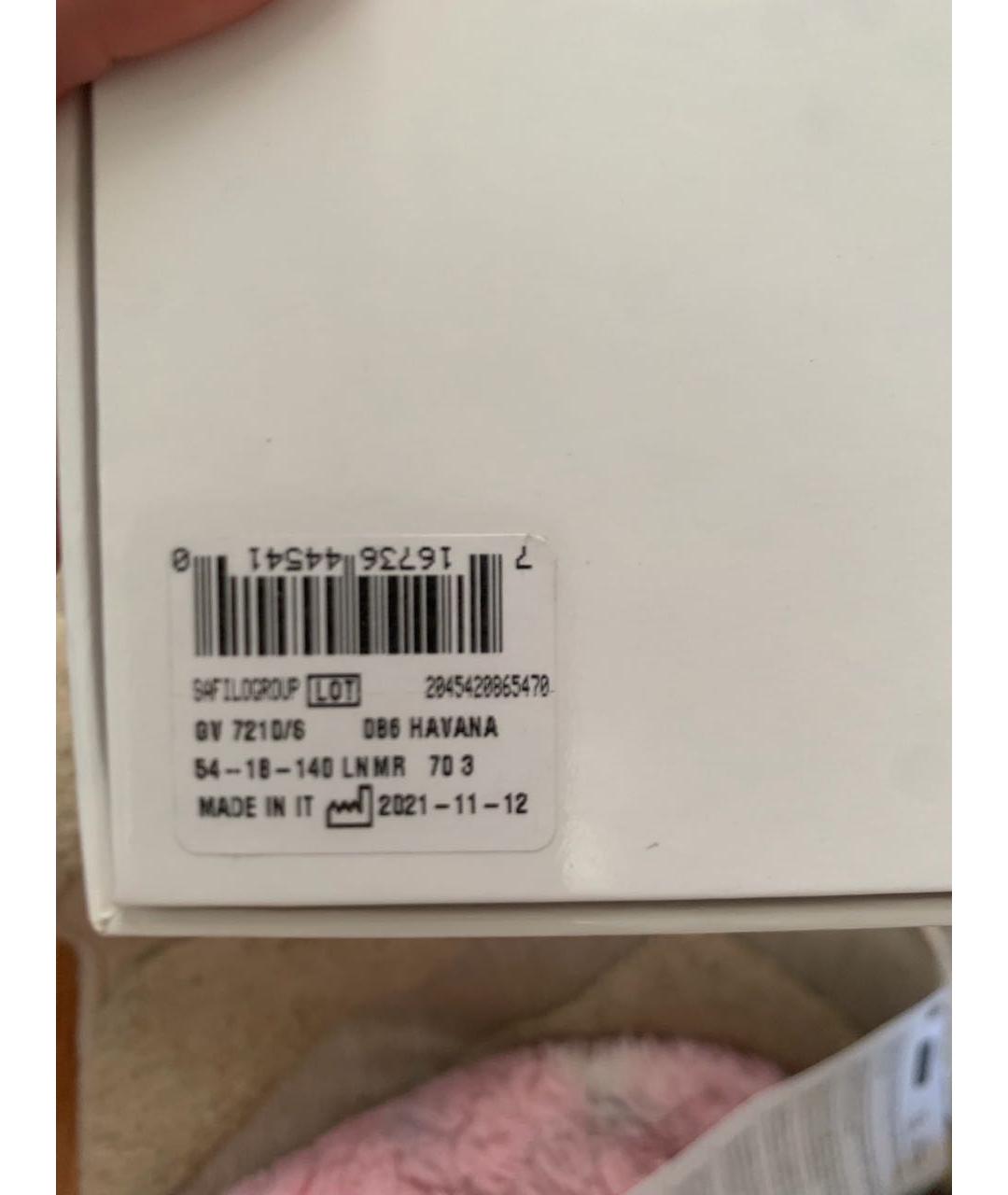 GIVENCHY Коричневые пластиковые солнцезащитные очки, фото 4