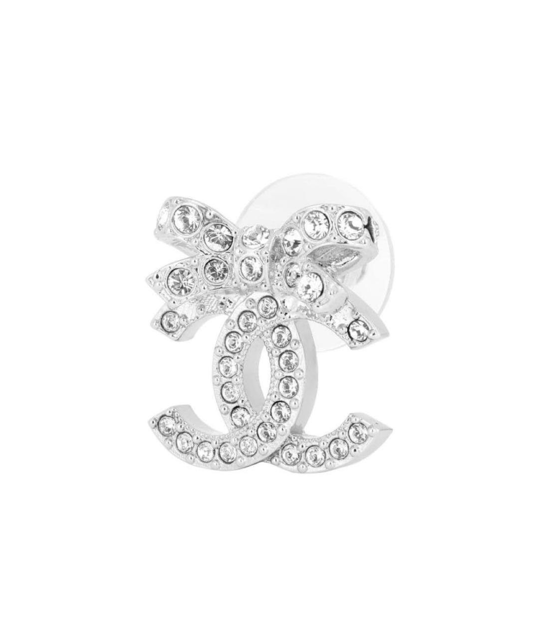 CHANEL Серебряные позолоченные серьги, фото 3
