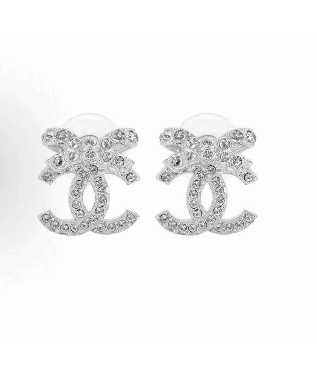 CHANEL Серебряные позолоченные серьги, фото 5