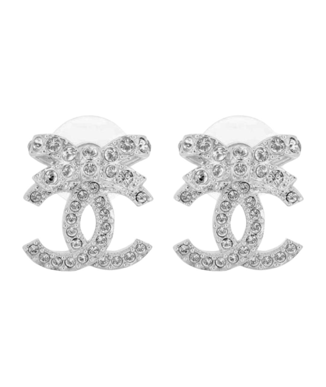 CHANEL Серебряные позолоченные серьги, фото 1