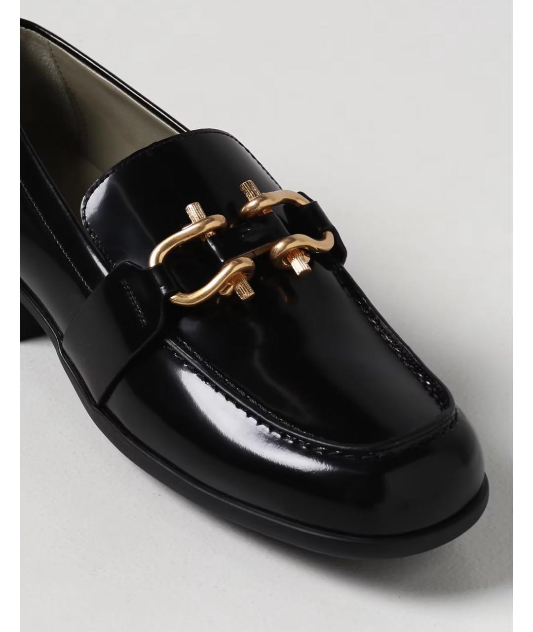 BOTTEGA VENETA Черные кожаные лоферы, фото 5