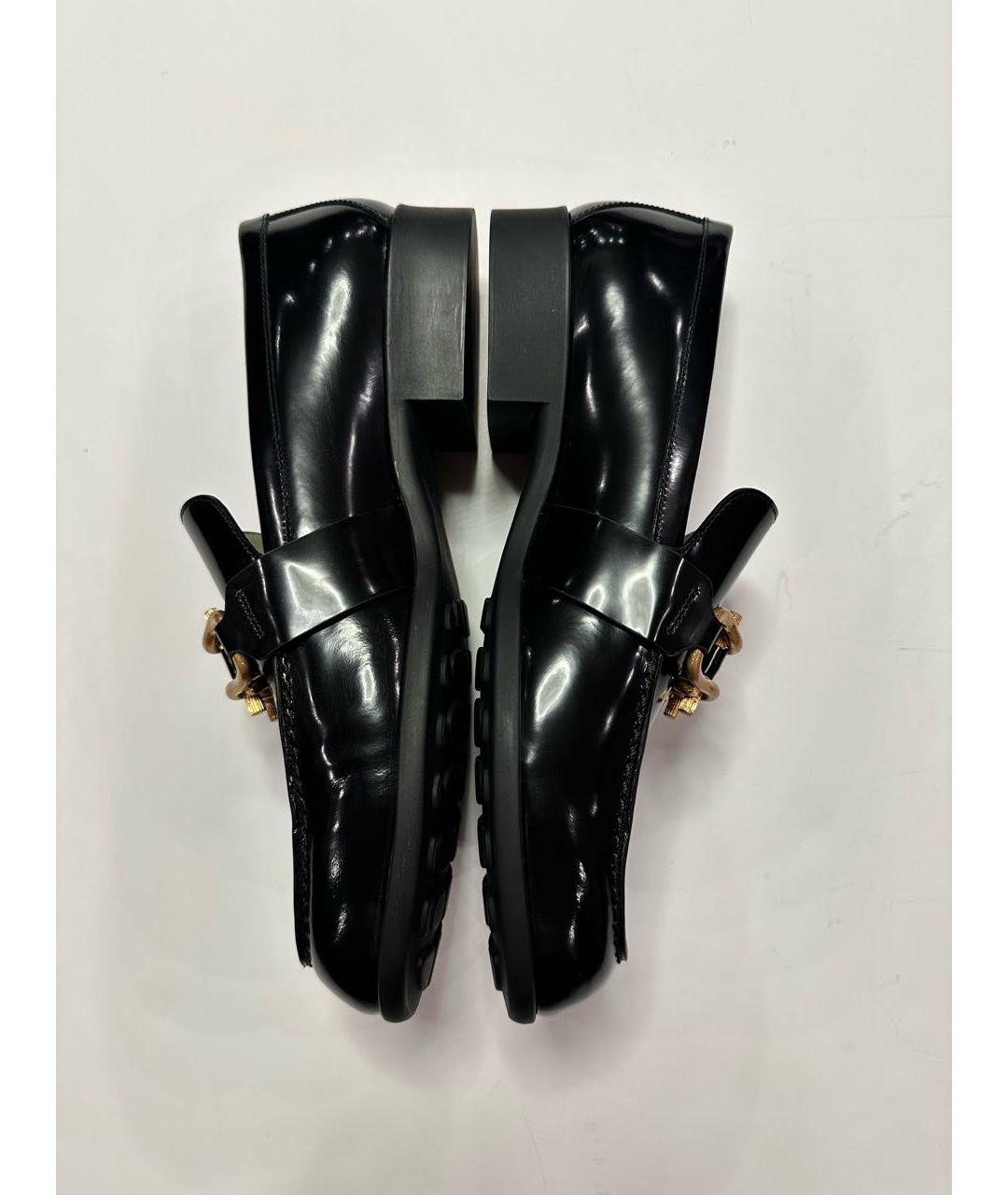 BOTTEGA VENETA Черные кожаные лоферы, фото 6