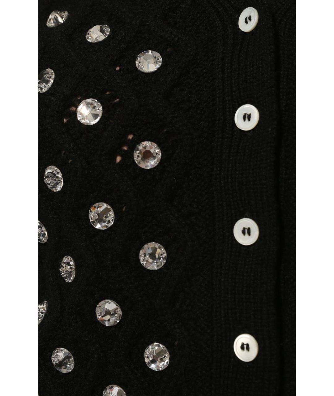 MIU MIU Черный кашемировый кардиган, фото 2