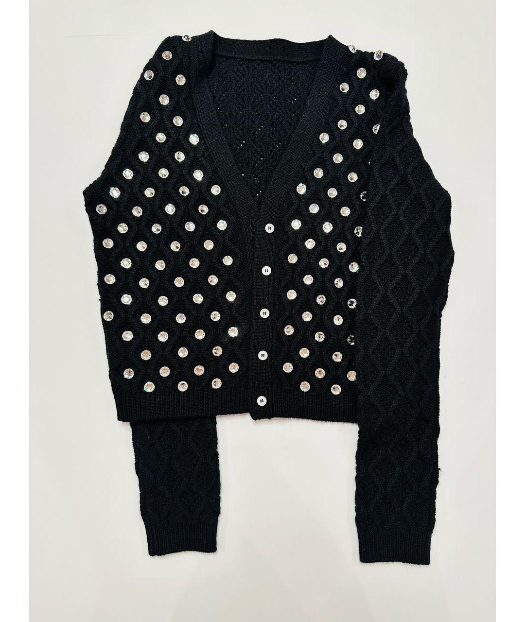 MIU MIU Черный кашемировый кардиган, фото 3
