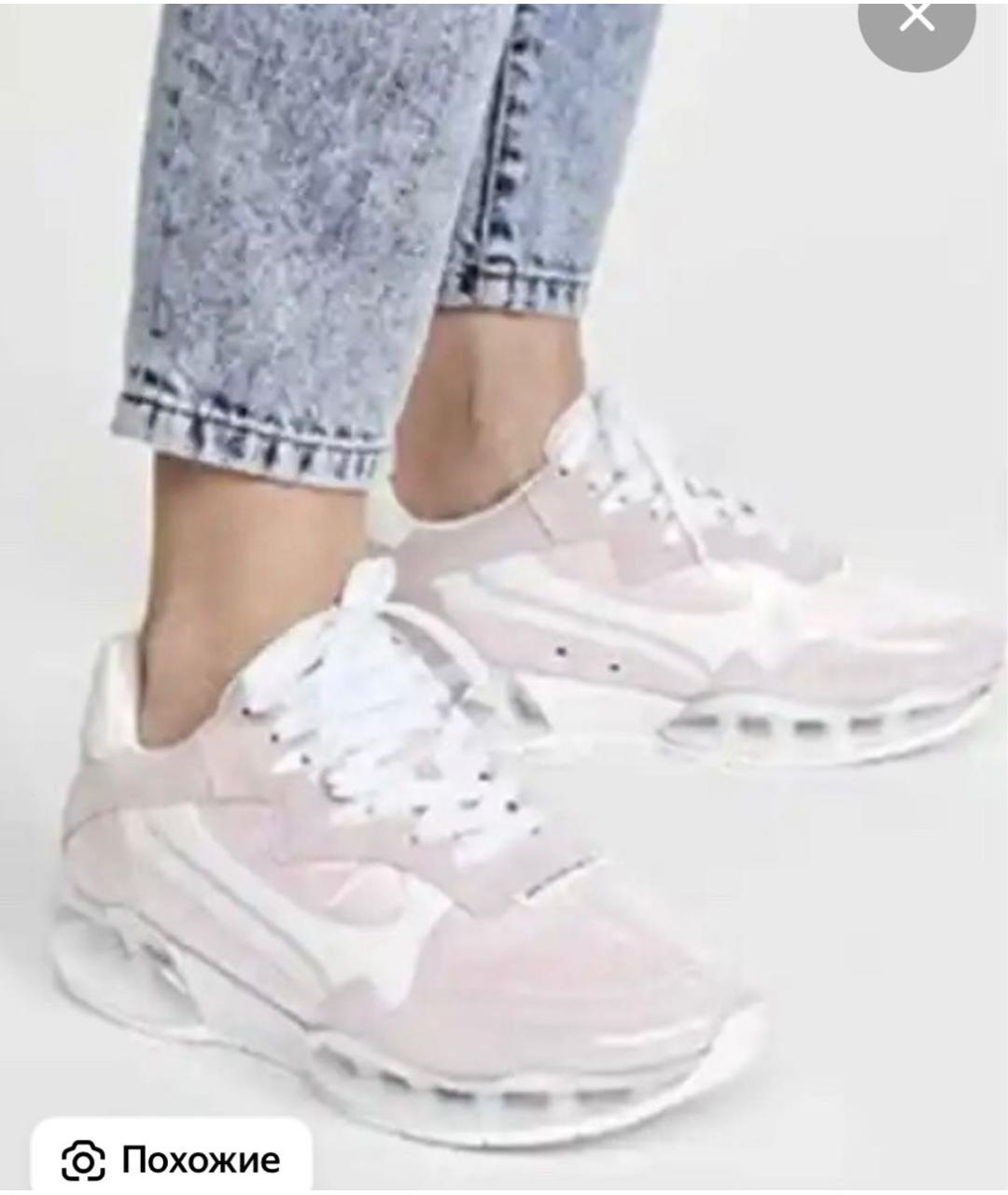 ALEXANDER WANG Розовые замшевые кроссовки, фото 3