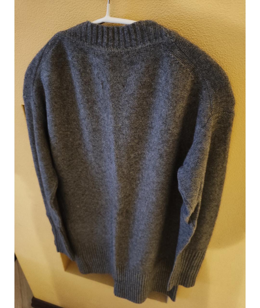 JUICY COUTURE Серый шерстяной кардиган, фото 6