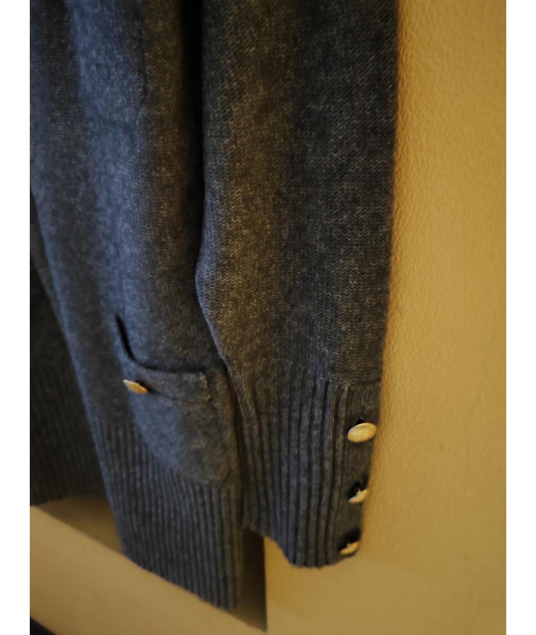 JUICY COUTURE Серый шерстяной кардиган, фото 5