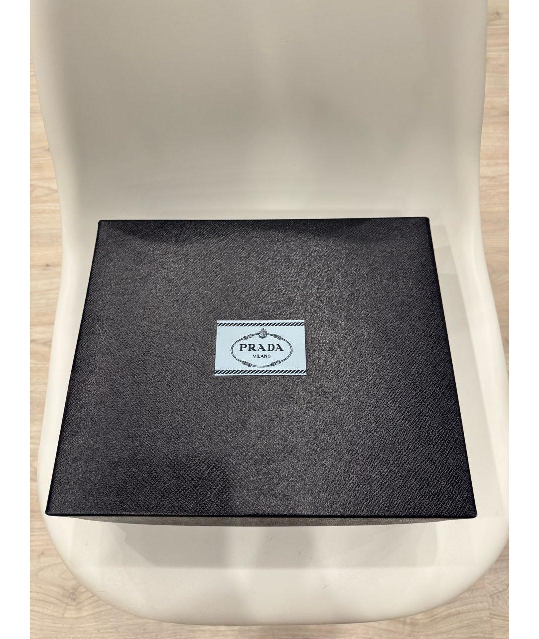 PRADA Черная кожаная сумка на плечо, фото 8
