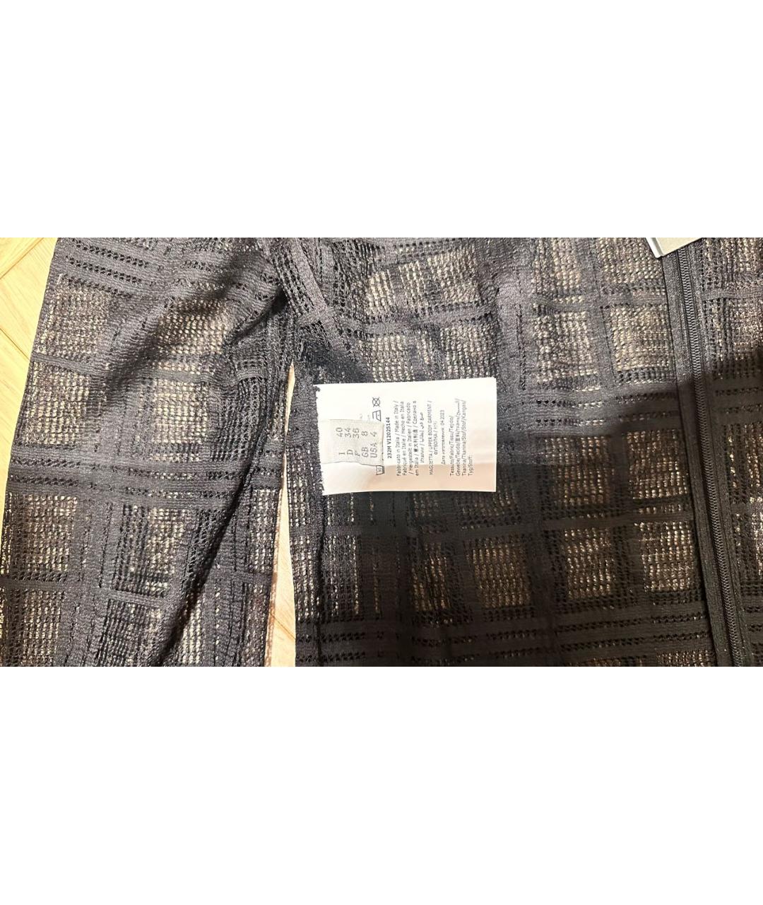 ALBERTA FERRETTI Черная кружевная блузы, фото 6