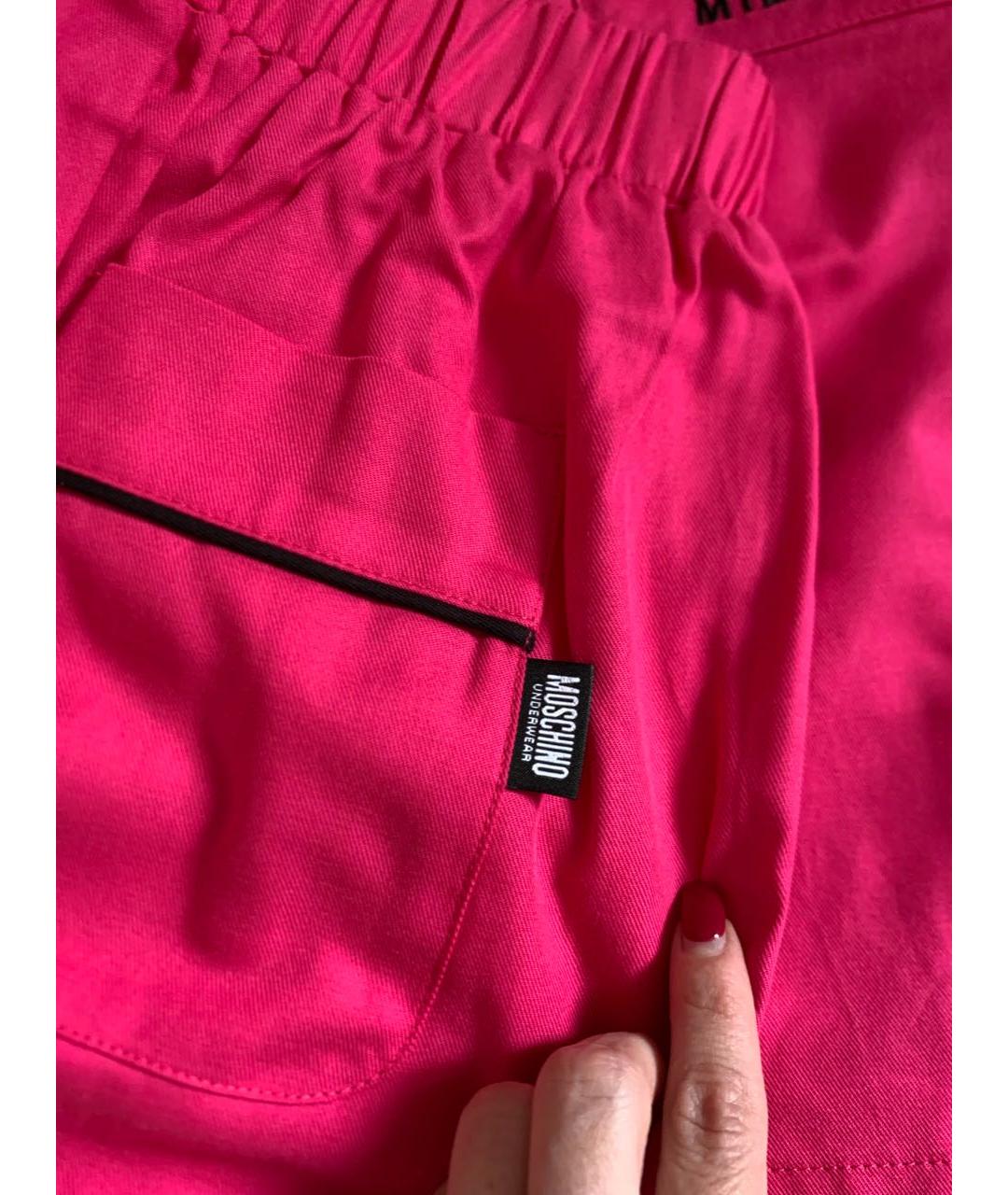 MOSCHINO Розовая хлопковая пижама, фото 3