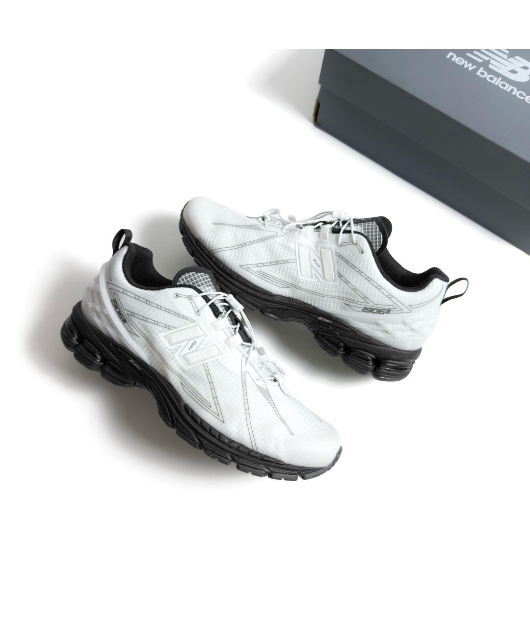 NEW BALANCE Бежевые текстильные низкие кроссовки / кеды, фото 3