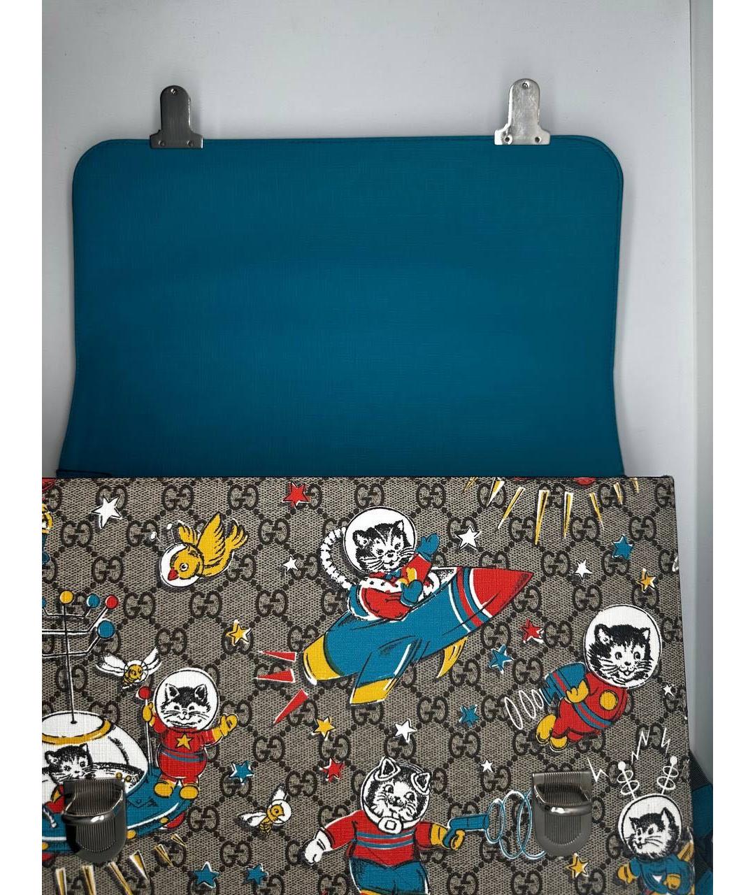 GUCCI KIDS Серый рюкзак, фото 8