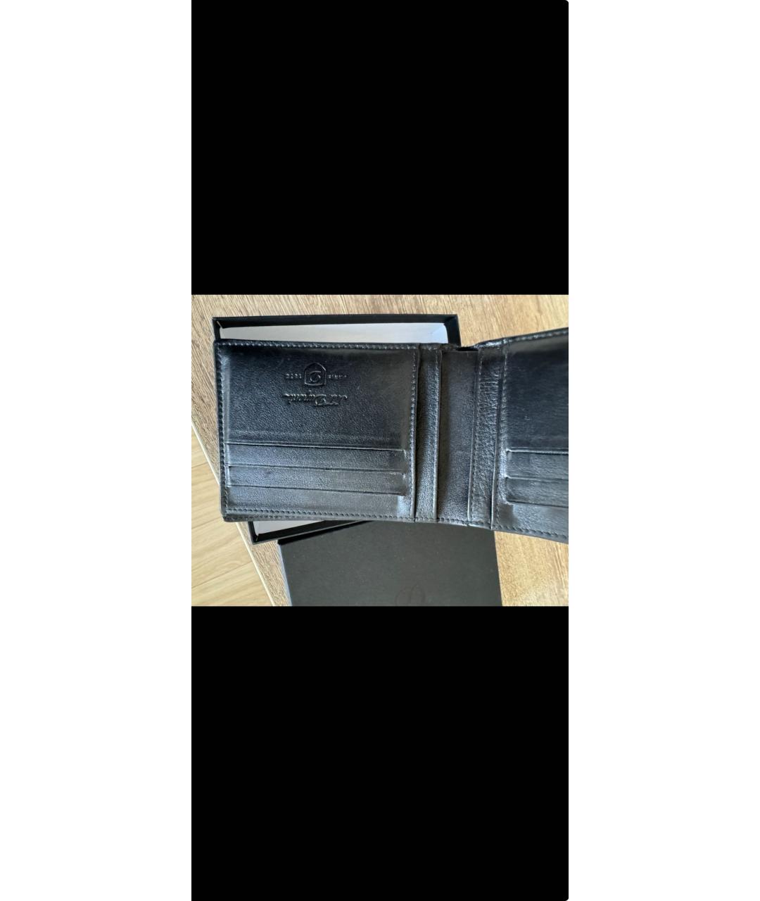DUPONT Черный кожаный кошелек, фото 2