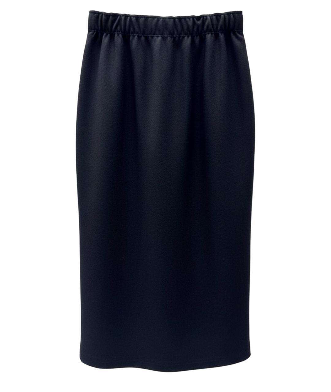 CELINE Черная шерстяная юбка миди, фото 1