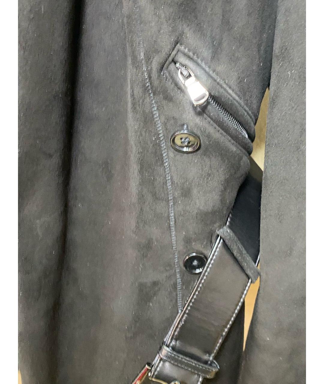 POLO RALPH LAUREN Черная меховая дубленка/шуба, фото 5