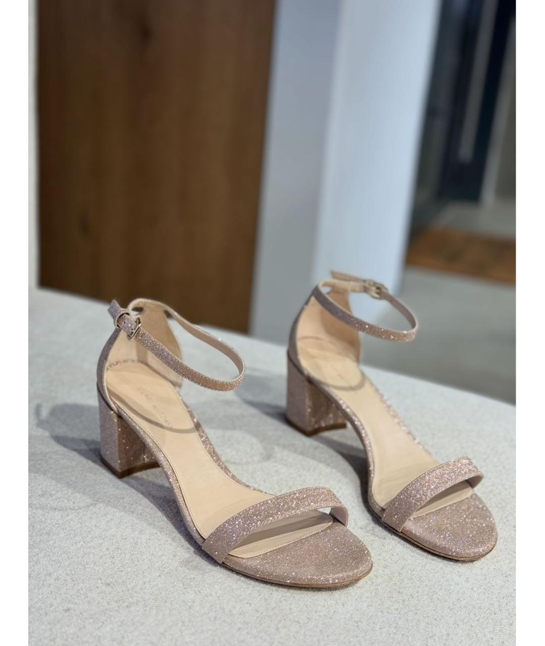 STUART WEITZMAN Бежевые босоножки, фото 2