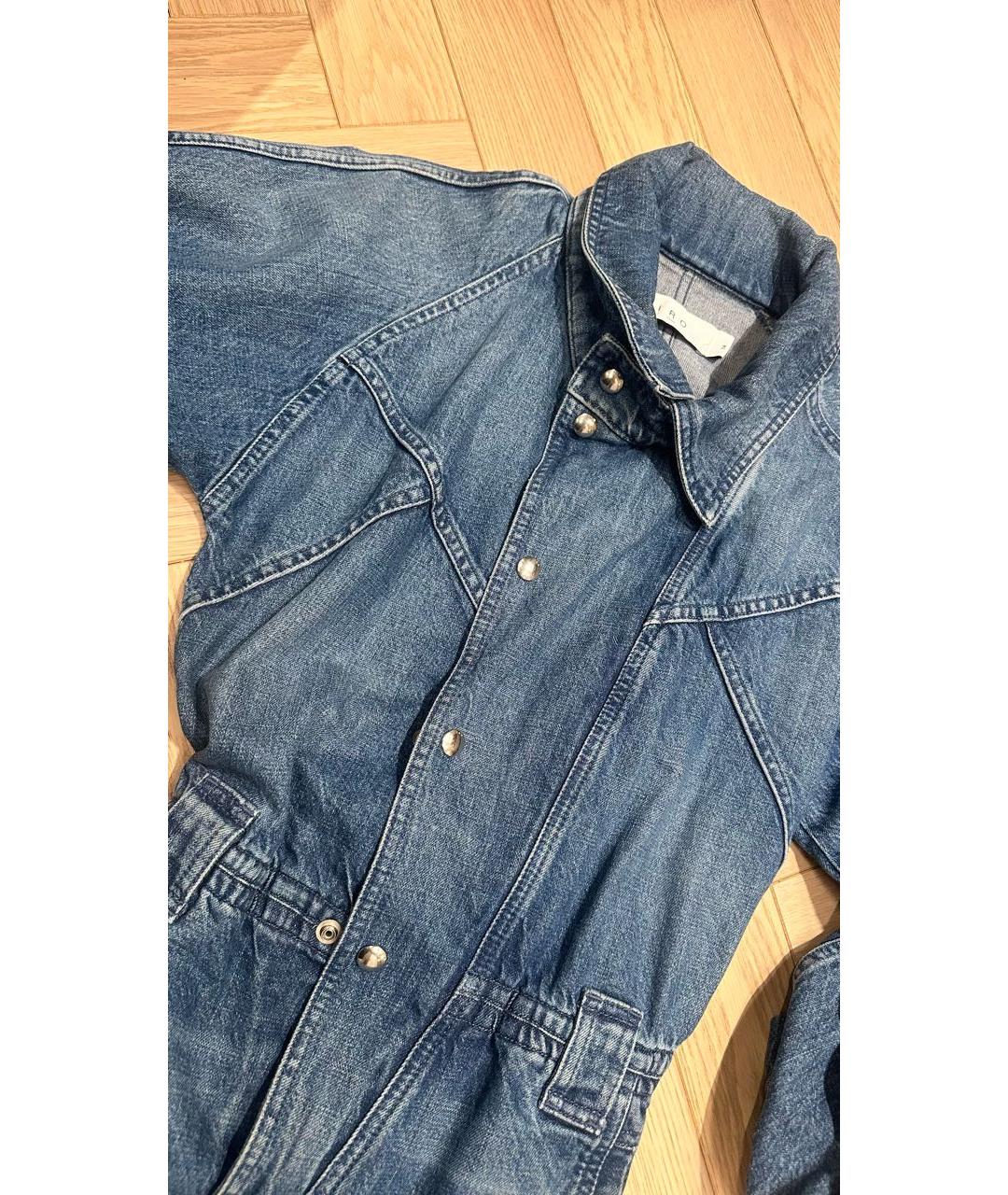 IRO Синий деним комбинезон, фото 4