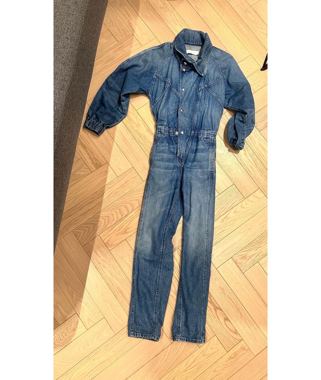 IRO Синий деним комбинезон, фото 3