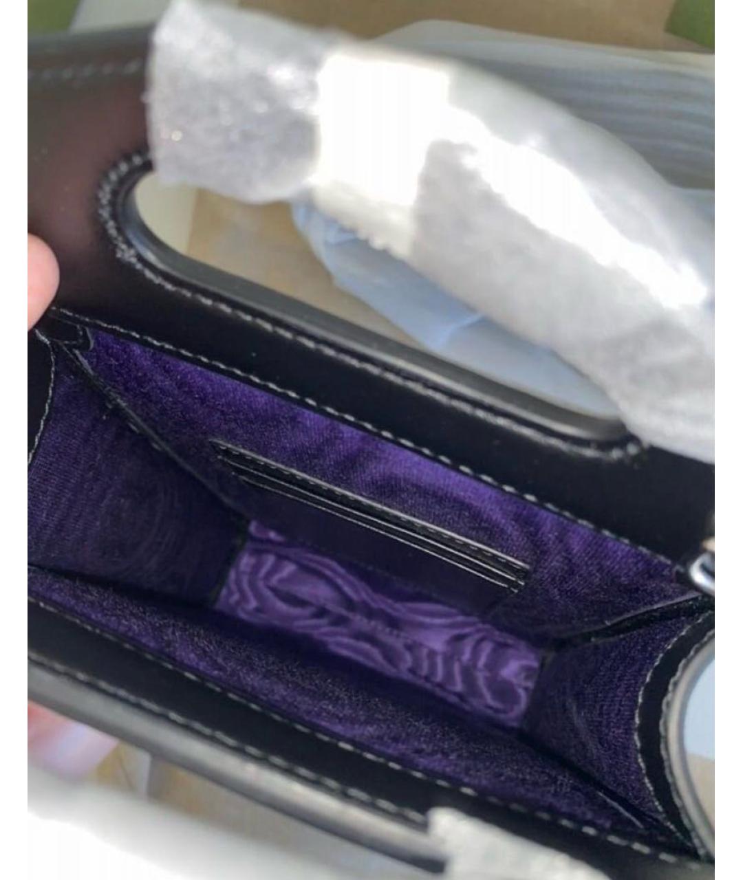 GUCCI Черная кожаная сумка через плечо, фото 6