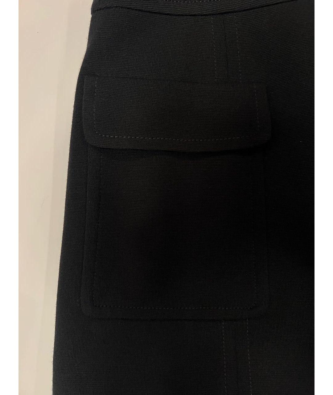 SAINT LAURENT Черное шерстяное платье, фото 5