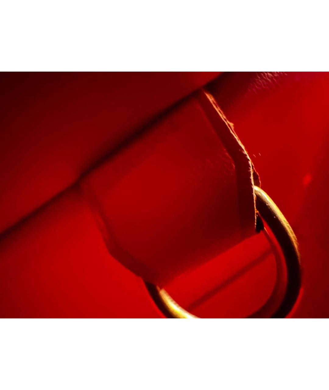 LOUIS VUITTON Красная сумка с короткими ручками из лакированной кожи, фото 7