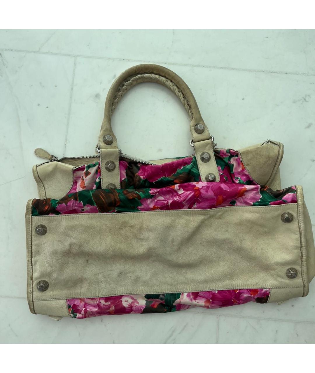 BALENCIAGA Мульти кожаная сумка с короткими ручками, фото 5