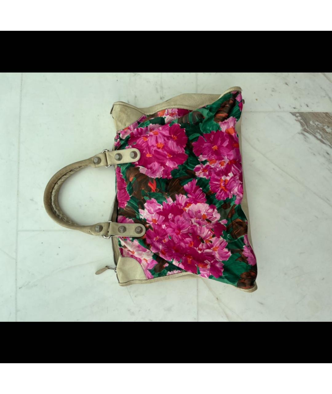 BALENCIAGA Мульти кожаная сумка с короткими ручками, фото 3