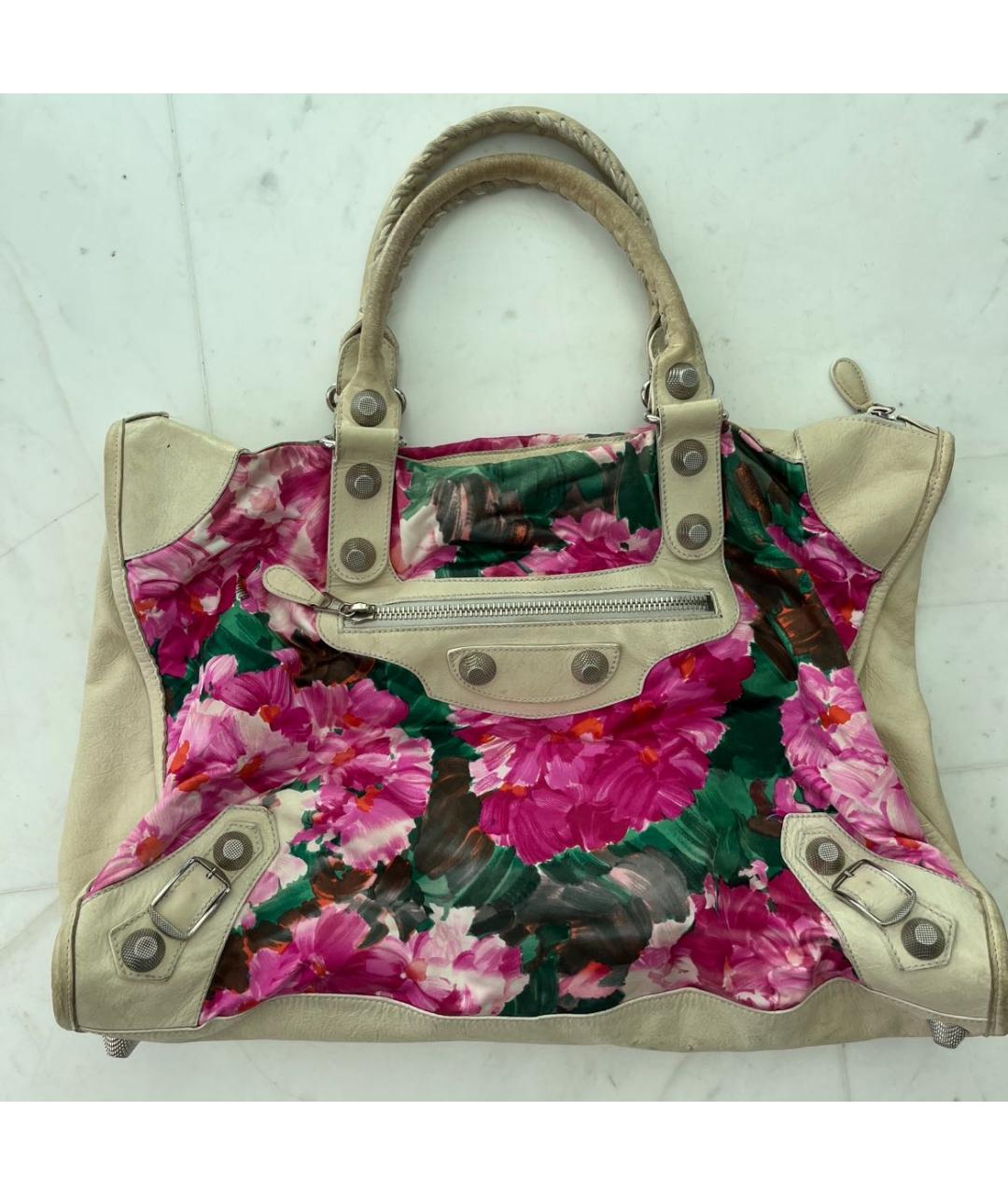 BALENCIAGA Мульти кожаная сумка с короткими ручками, фото 6