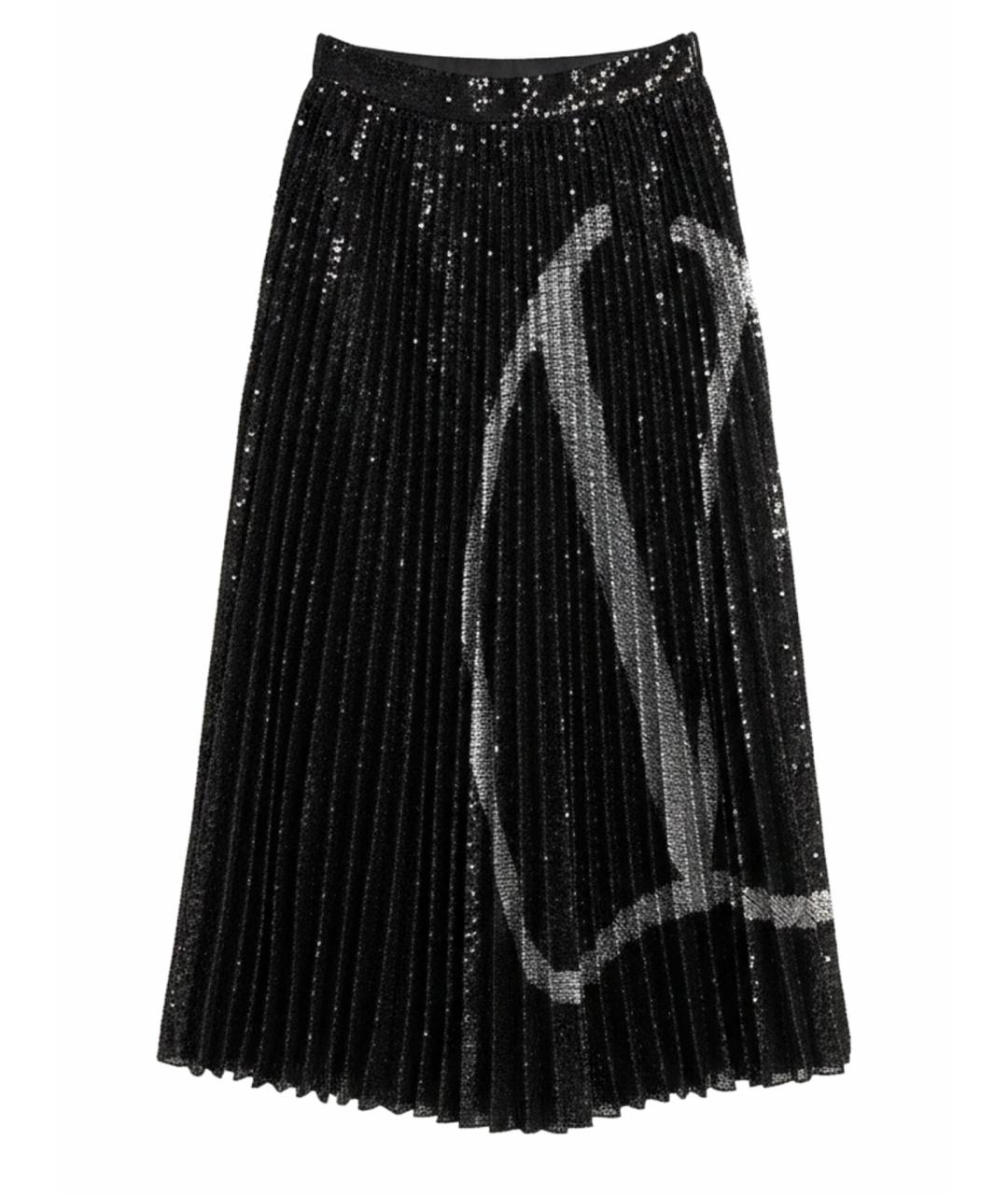 VALENTINO Черная юбка миди, фото 1