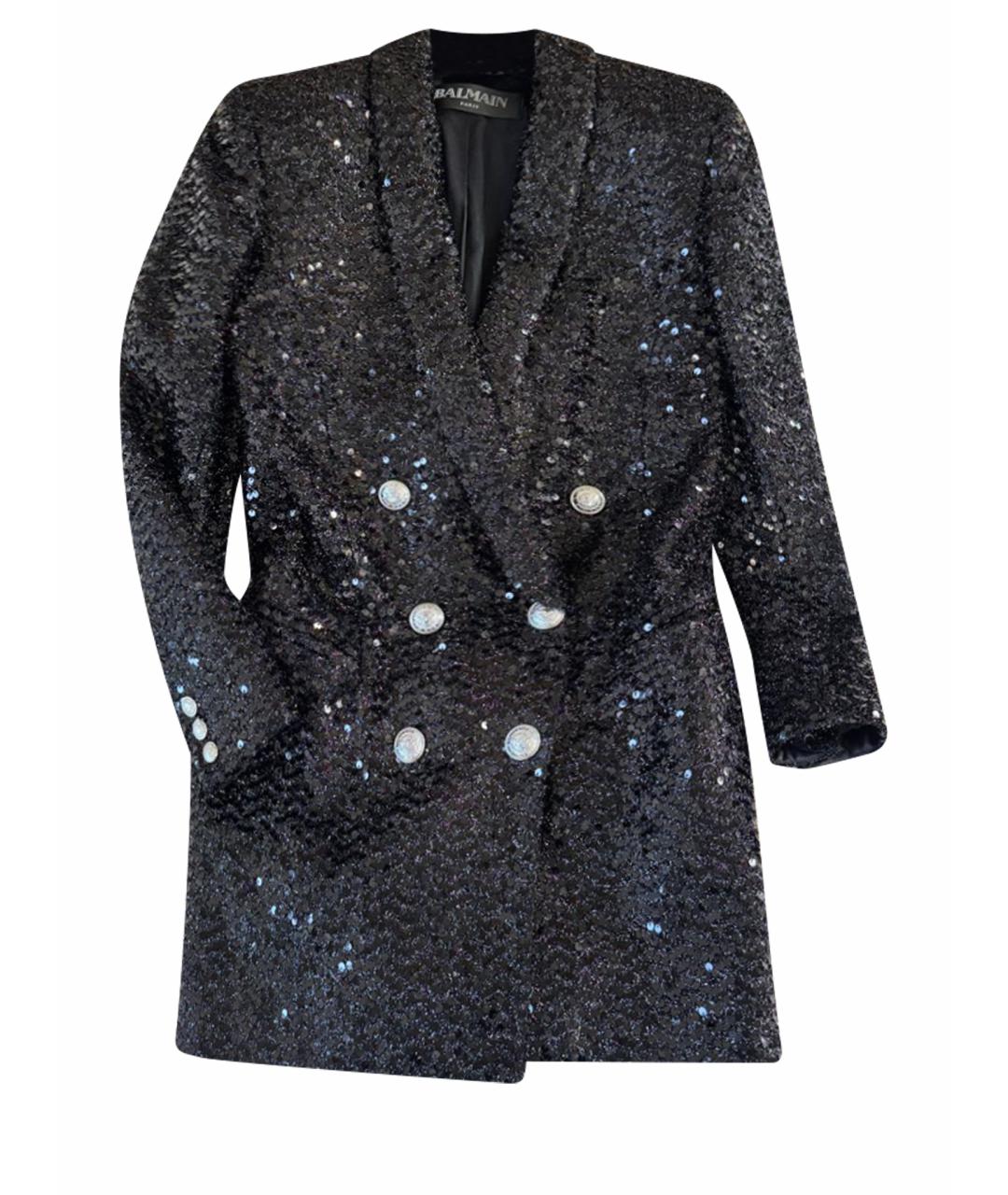 BALMAIN Черное повседневное платье, фото 1