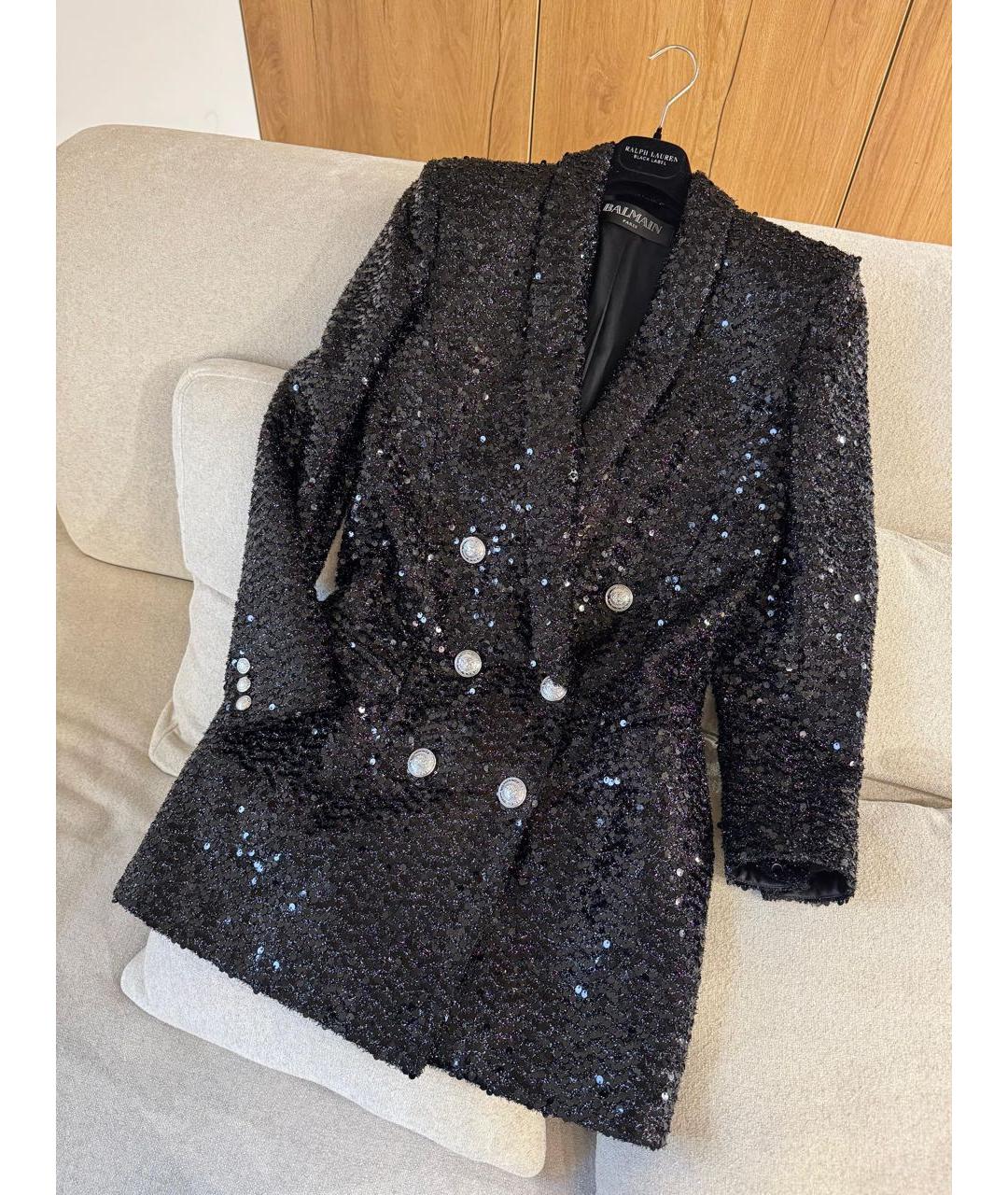 BALMAIN Черное повседневное платье, фото 2