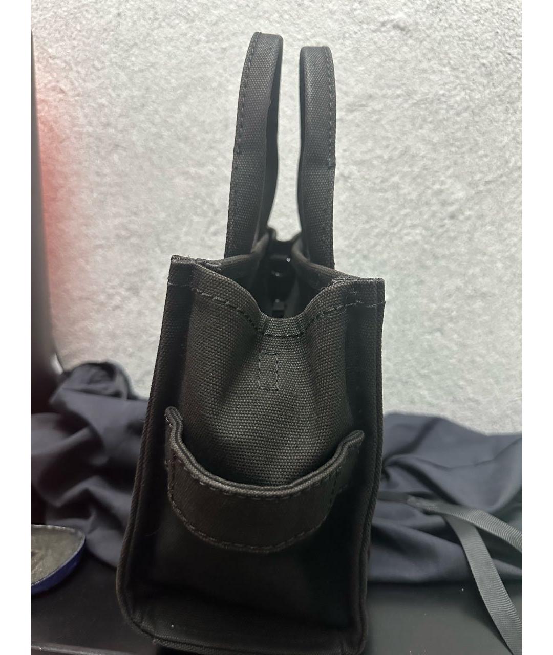 MARC JACOBS Черная тканевая сумка тоут, фото 2