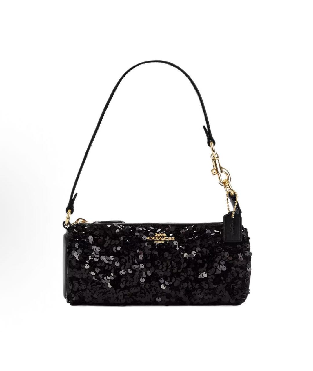 COACH Черная сумка с короткими ручками, фото 9