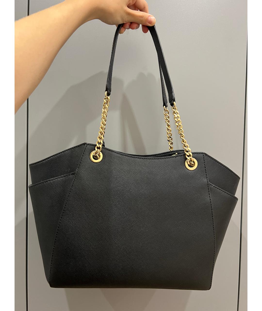 MICHAEL KORS Черная сумка через плечо из искусственной кожи, фото 3