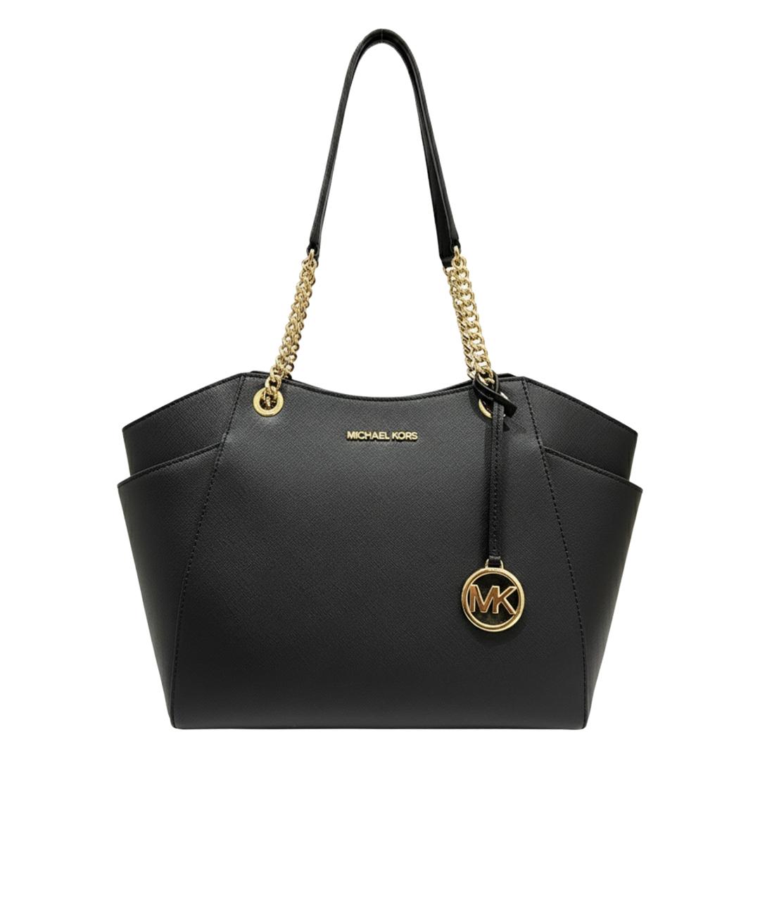 MICHAEL KORS Черная сумка через плечо из искусственной кожи, фото 1